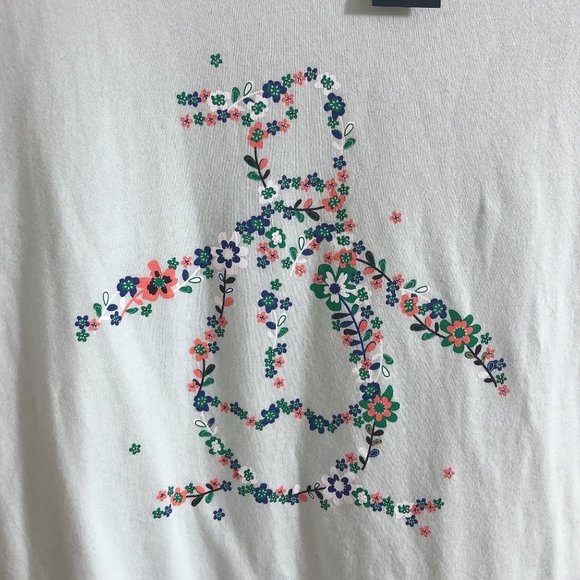 NWT Penguin By Munsingwear Floral Graphic Pete Tee Large - Picture 5 of 6